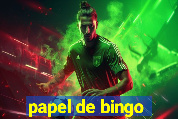 papel de bingo